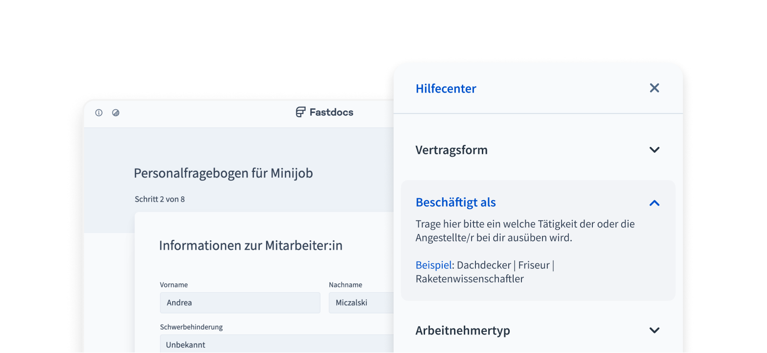 Eine inhaltsbasierte Hilfe
